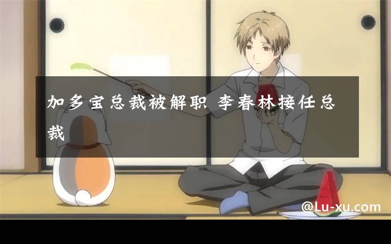 加多宝总裁被解职 李春林接任总裁