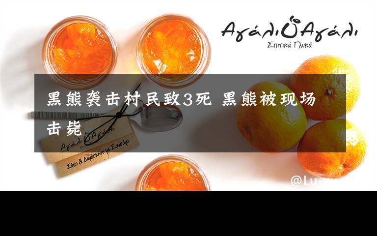 黑熊袭击村民致3死 黑熊被现场击毙