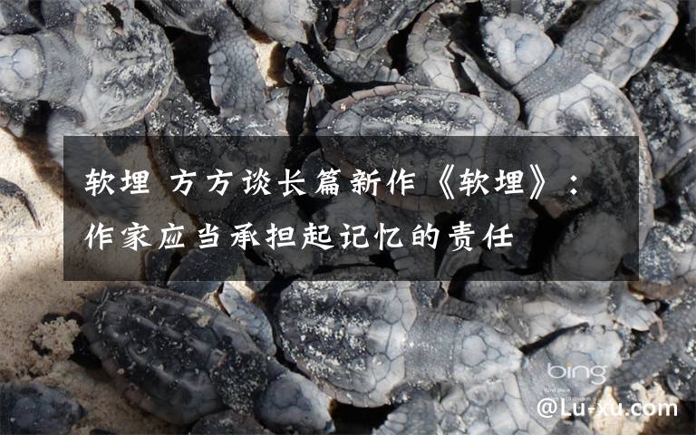 软埋 方方谈长篇新作《软埋》:作家应当承担起记忆的责任