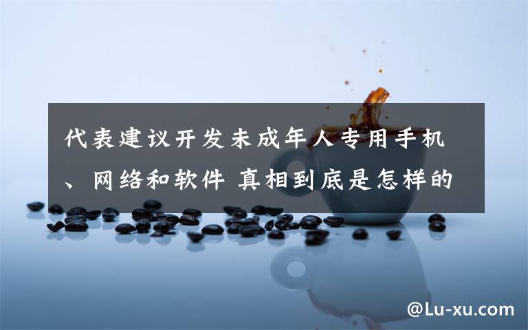 代表建议开发未成年人专用手机、网络和软件 真相到底是怎样的？