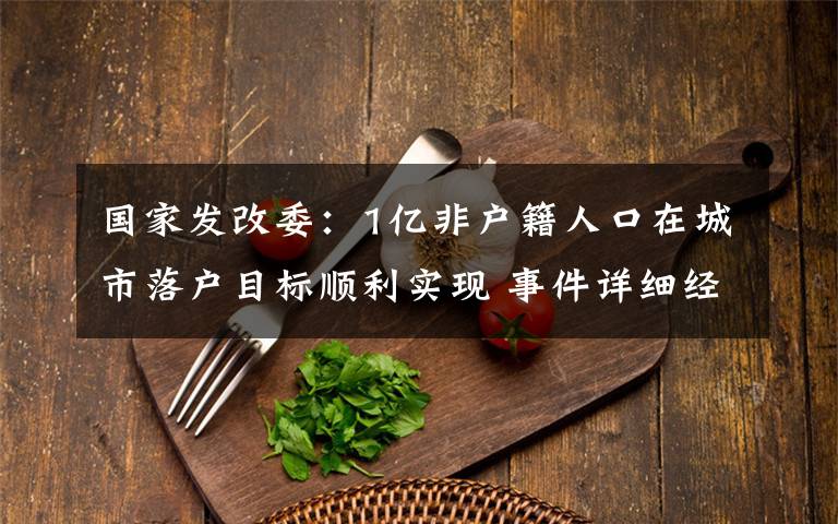 国家发改委:1亿非户籍人口在城市落户目标顺利实现 事件详细经过!