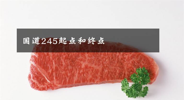 国道245起点和终点