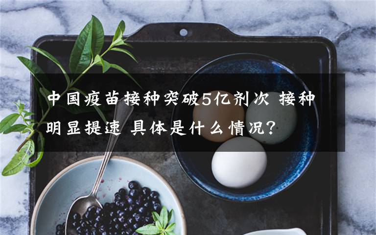 中国疫苗接种突破5亿剂次 接种明显提速 具体是什么情况?