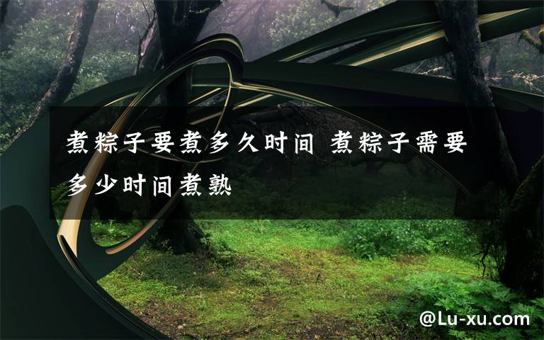 煮粽子要煮多久时间 煮粽子需要多少时间煮熟