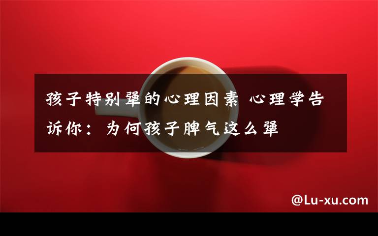 孩子特别犟的心理因素 心理学告诉你:为何孩子脾气这么犟