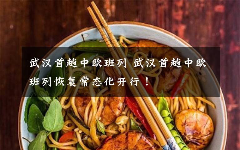 武汉首趟中欧班列 武汉首趟中欧班列恢复常态化开行!