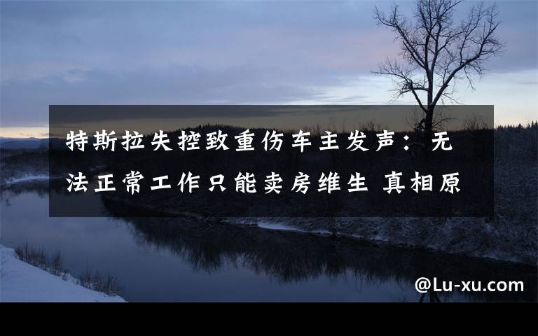 特斯拉失控致重伤车主发声:无法正常工作只能卖房维生 真相原来是这样!