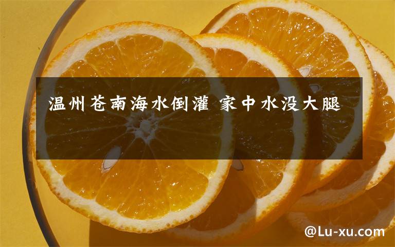 温州苍南海水倒灌 家中水没大腿