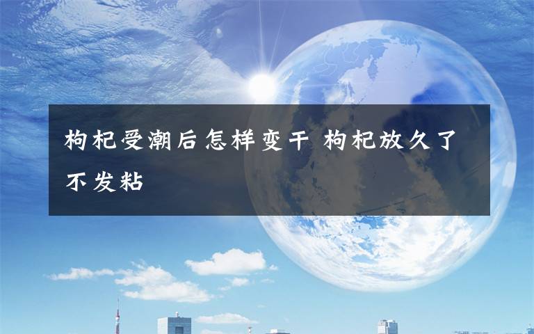 枸杞受潮后怎样变干 枸杞放久了不发粘