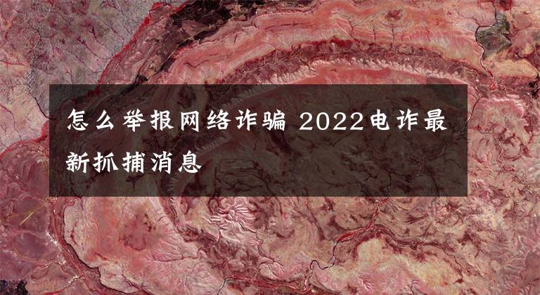 怎么举报网络诈骗 2022电诈最新抓捕消息