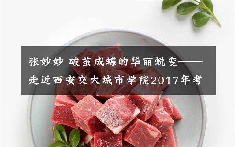 张妙妙 破茧成蝶的华丽蜕变——走近西安交大城市学院2017年考研成功者