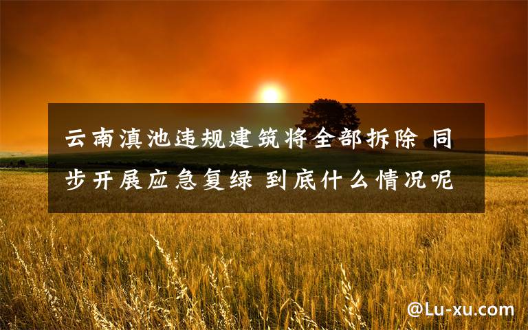 云南滇池违规建筑将全部拆除 同步开展应急复绿 到底什么情况呢？