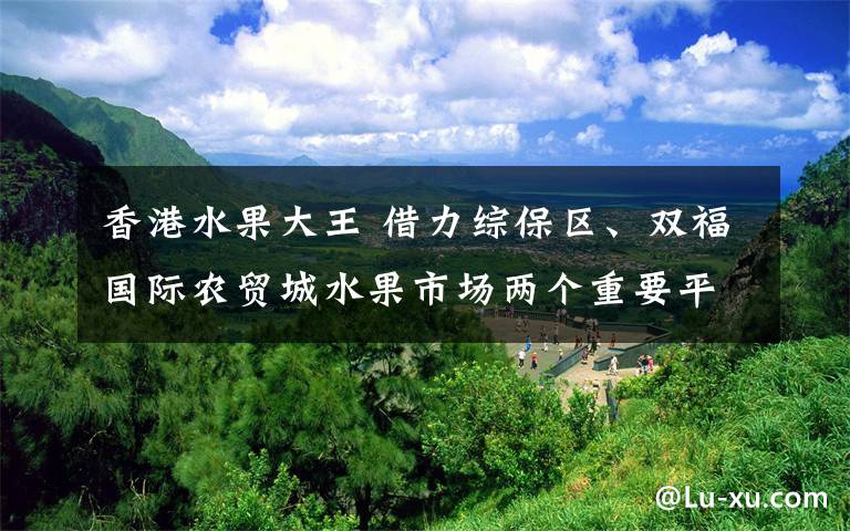 香港水果大王 借力综保区、双福国际农贸城水果市场两个重要平台江津建设水果贸易加工中心