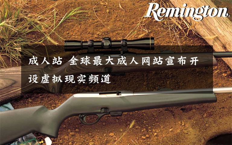 成人站 全球最大成人网站宣布开设虚拟现实频道