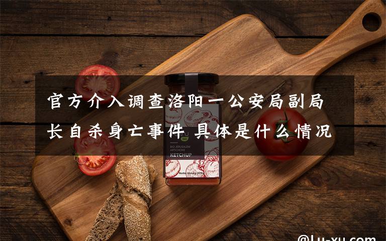 官方介入调查洛阳一公安局副局长自杀身亡事件 具体是什么情况？