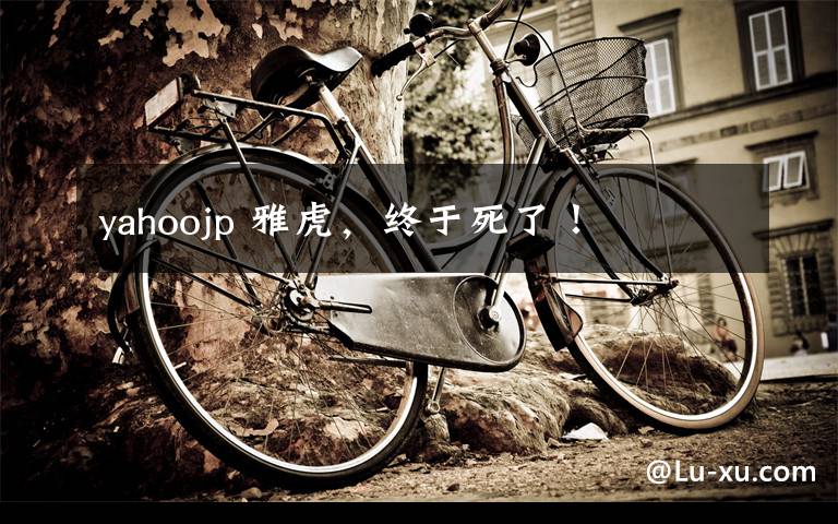 yahoojp 雅虎，终于死了！