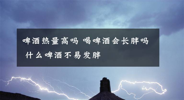 啤酒热量高吗 喝啤酒会长胖吗 什么啤酒不易发胖