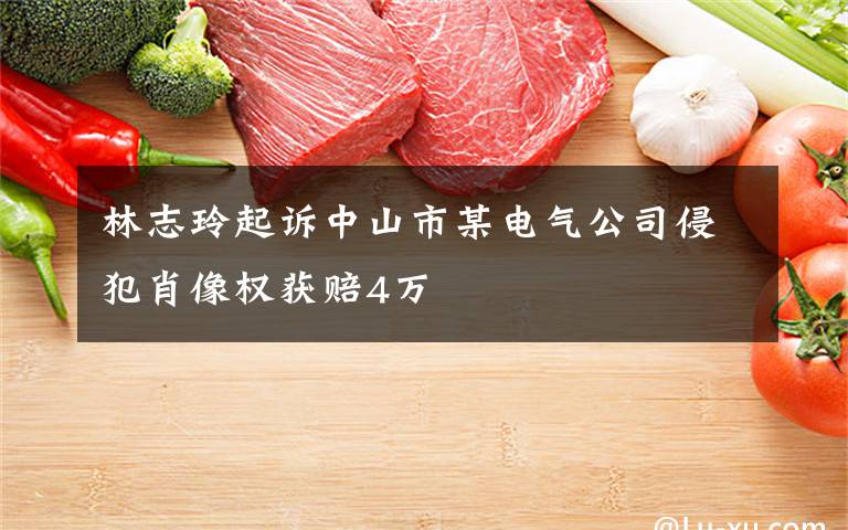 林志玲起诉中山市某电气公司侵犯肖像权获赔4万