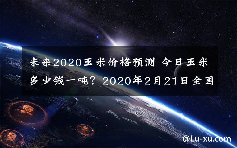 未来2020玉米价格预测 今日玉米多少钱一吨?2020年2月21日全国玉米价格行情