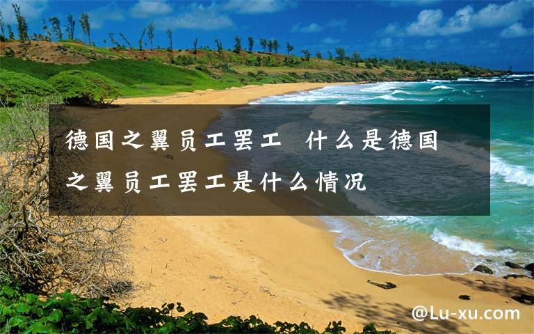 德国之翼员工罢工  什么是德国之翼员工罢工是什么情况