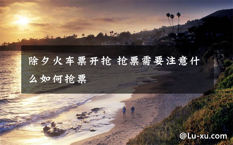 除夕火车票开抢 抢票需要注意什么如何抢票