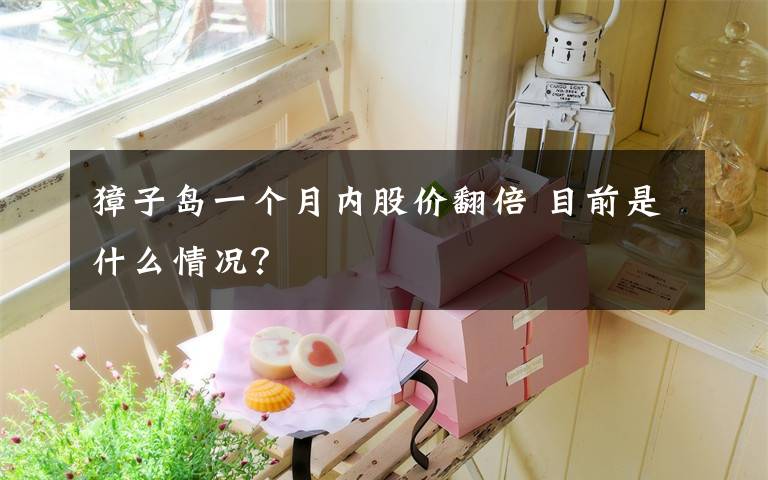 獐子岛一个月内股价翻倍 目前是什么情况?