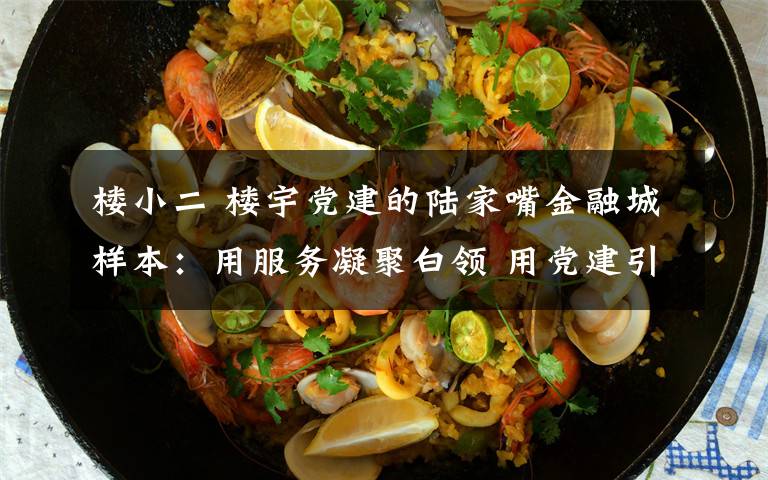 楼小二 楼宇党建的陆家嘴金融城样本:用服务凝聚白领 用党建引领发展