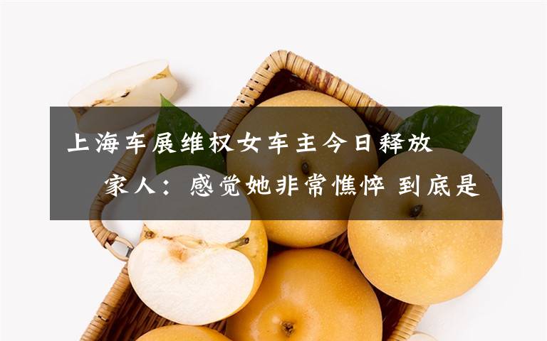 上海车展维权女车主今日释放   家人:感觉她非常憔悴 到底是什么状况?