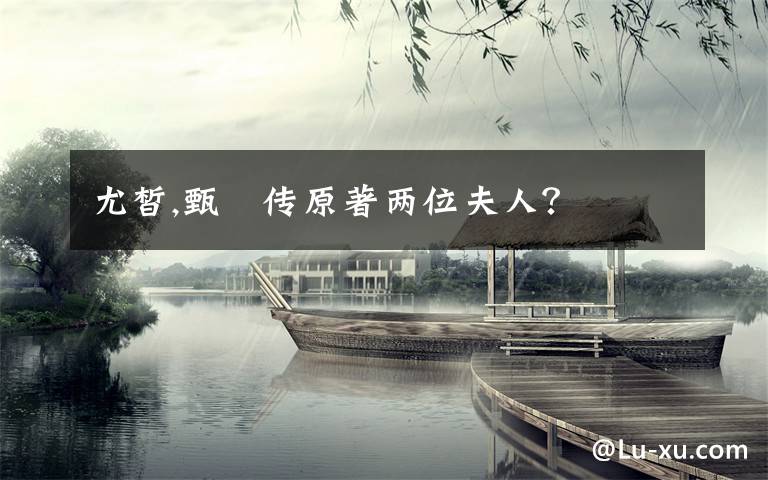 尤皙,甄嬛传原著两位夫人?