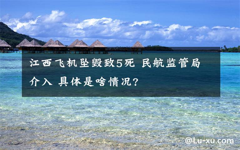 江西飞机坠毁致5死 民航监管局介入 具体是啥情况?