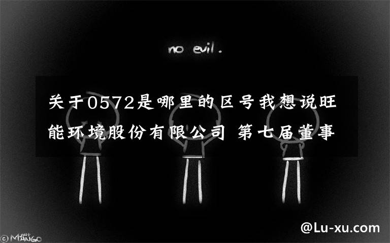 关于0572是哪里的区号我想说旺能环境股份有限公司 第七届董事会第三十八次会议决议公告