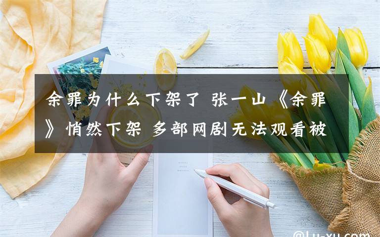 余罪为什么下架了 张一山《余罪》悄然下架 多部网剧无法观看被要求再整改