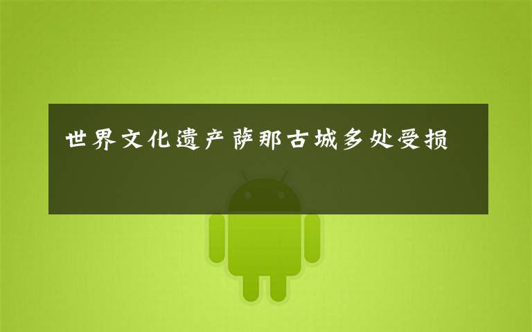 世界文化遗产萨那古城多处受损