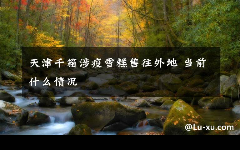天津千箱涉疫雪糕售往外地 当前什么情况