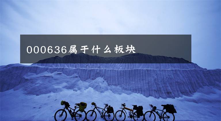 000636属于什么板块