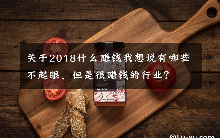 关于2018什么赚钱我想说有哪些不起眼,但是很赚钱的行业?