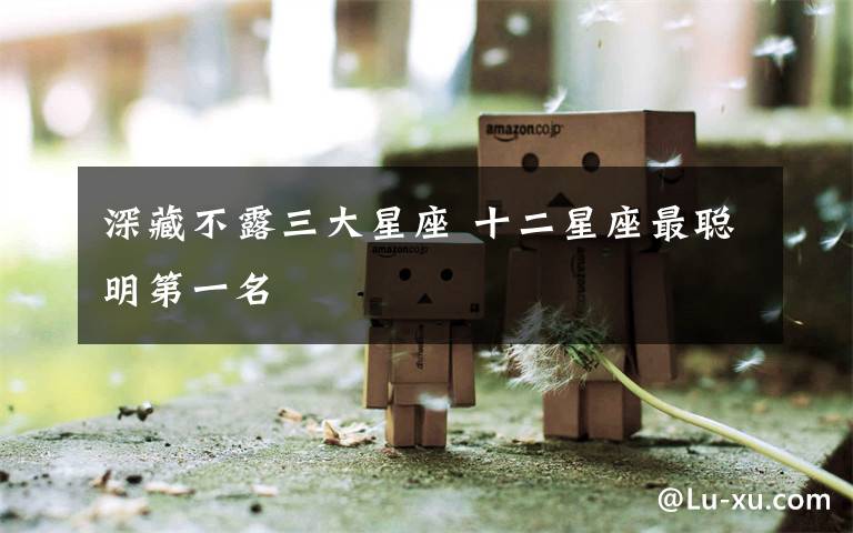 深藏不露三大星座 十二星座最聪明第一名