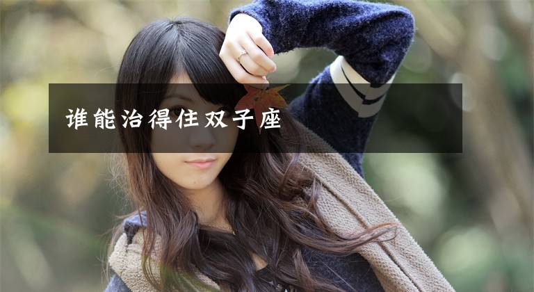 谁能治得住双子座