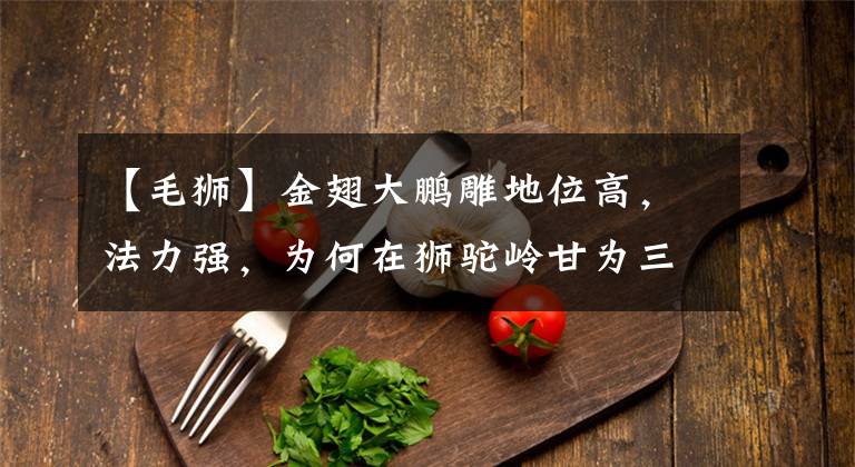 【毛狮】金翅大鹏雕地位高，法力强，为何在狮驼岭甘为三弟呢？