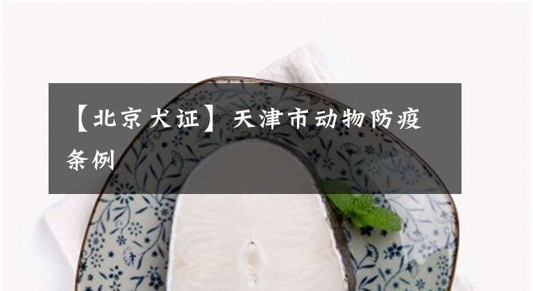 【北京犬证】天津市动物防疫条例