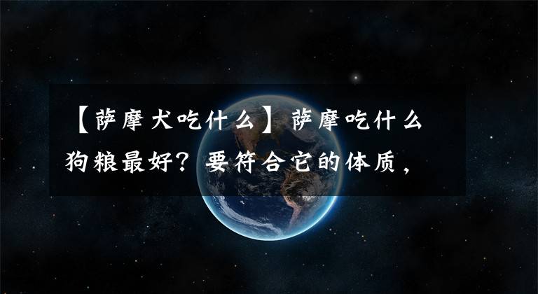 【萨摩犬吃什么】萨摩吃什么狗粮最好？要符合它的体质，容易被它的肠胃吸收