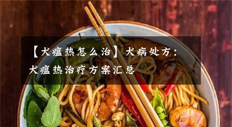 【犬瘟热怎么治】犬病处方:犬瘟热治疗方案汇总