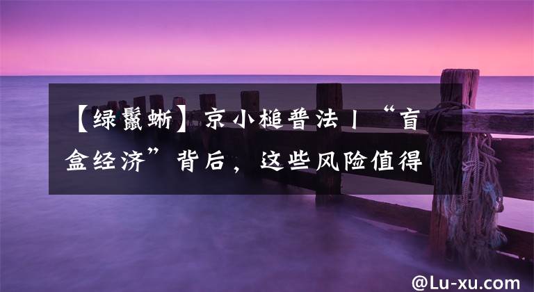 【绿鬣蜥】京小槌普法丨“盲盒经济”背后，这些风险值得警惕