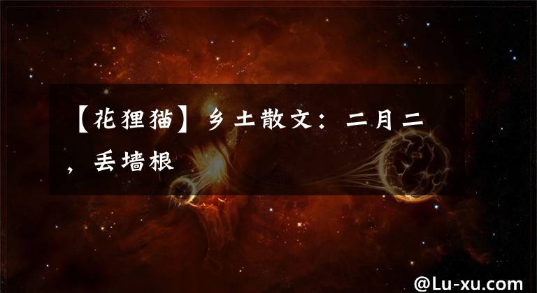 【花狸猫】乡土散文:二月二,丢墙根