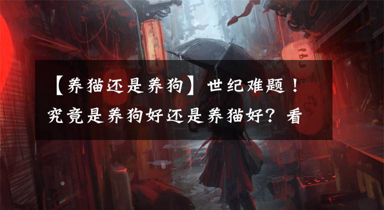 【养猫还是养狗】世纪难题！究竟是养狗好还是养猫好？看了这篇文章你就知道