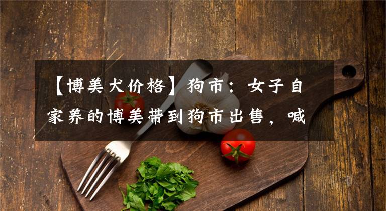 【博美犬价格】狗市：女子自家养的博美带到狗市出售，喊价2600元吓退很多人！