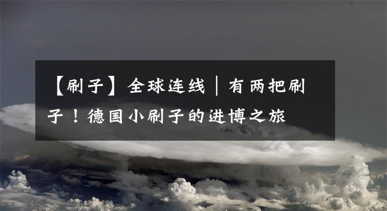 【刷子】全球连线｜有两把刷子！德国小刷子的进博之旅