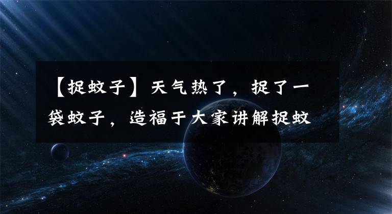 【捉蚊子】天气热了,捉了一袋蚊子,造福于大家讲解捉蚊大法!亲测有用!