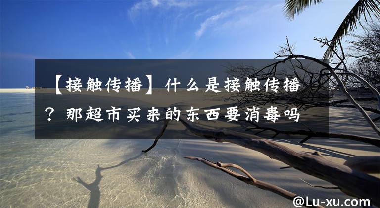【接触传播】什么是接触传播？那超市买来的东西要消毒吗？专家这样说