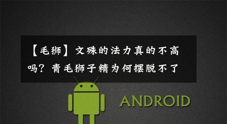 【毛狮】文殊的法力真的不高吗?青毛狮子精为何摆脱不了菩萨的控制?